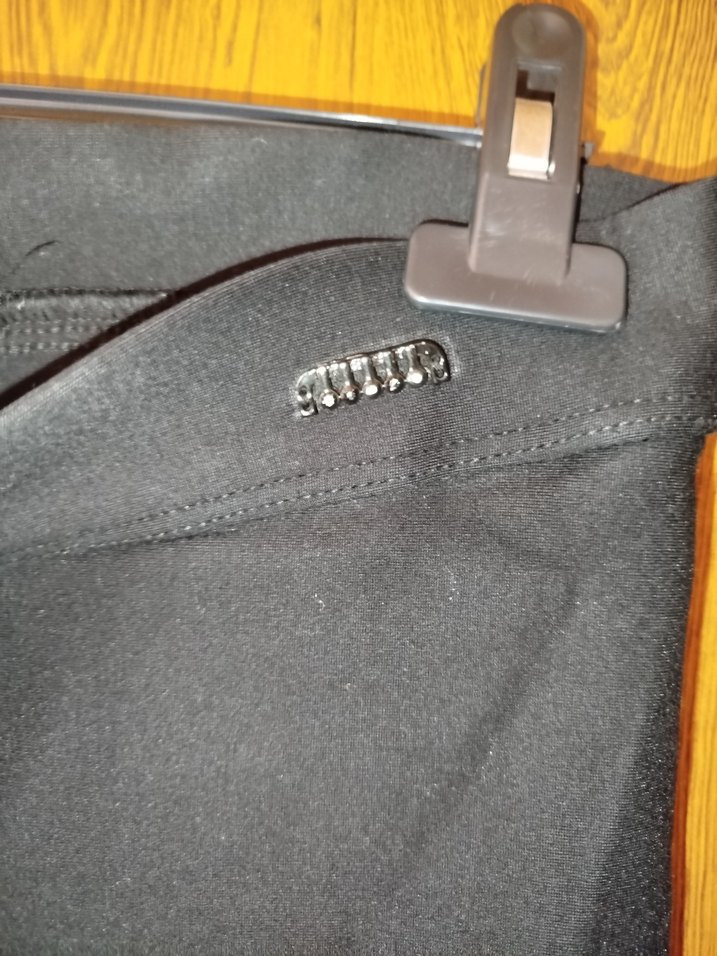 Siyah Payetli Kadın Tayt - Görsel 4