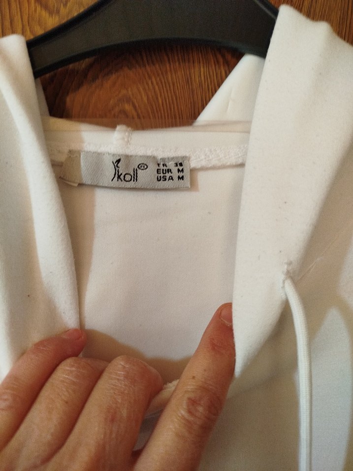 Düğmeli ekru Kadın Eşofman Takımı - Görsel 4