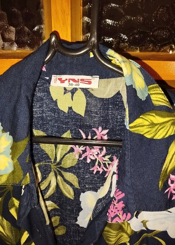 Çiçek Desenli Uzun 2 adet Viskon elbise - Görsel 3