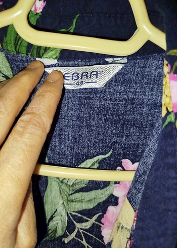 Çiçek Desenli Uzun 2 adet Viskon elbise - Görsel 4