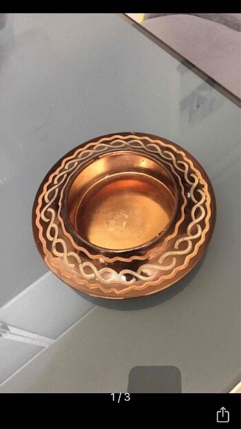 Eskilerden kalma bakır obje