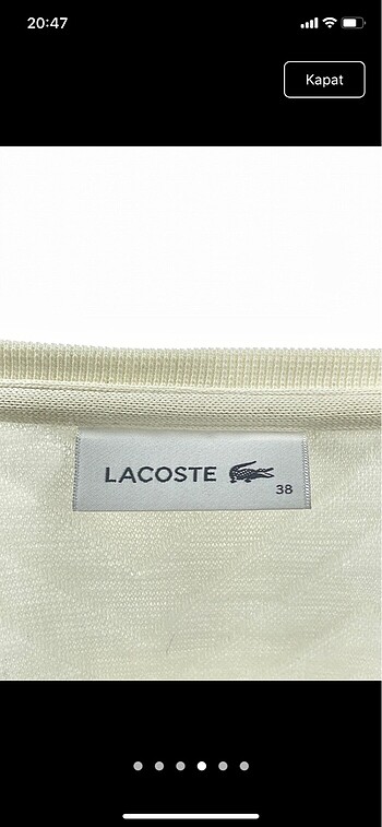 m Beden çeşitli Renk Lacoste kadın Seray