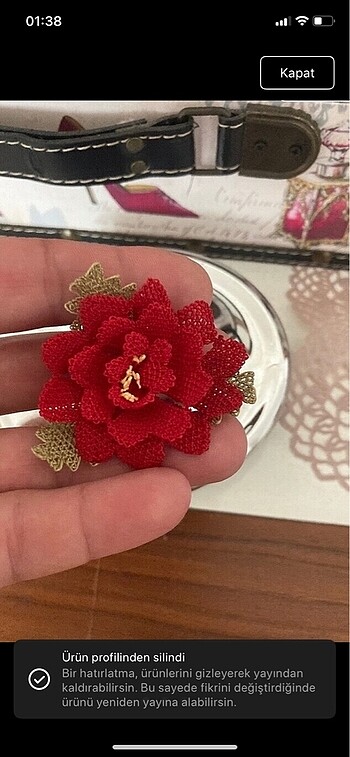 Broş iğne oyası