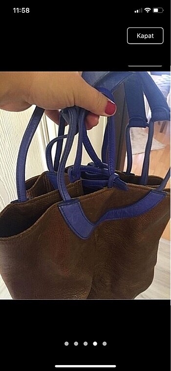 Beden çeşitli Renk Derishow çanta