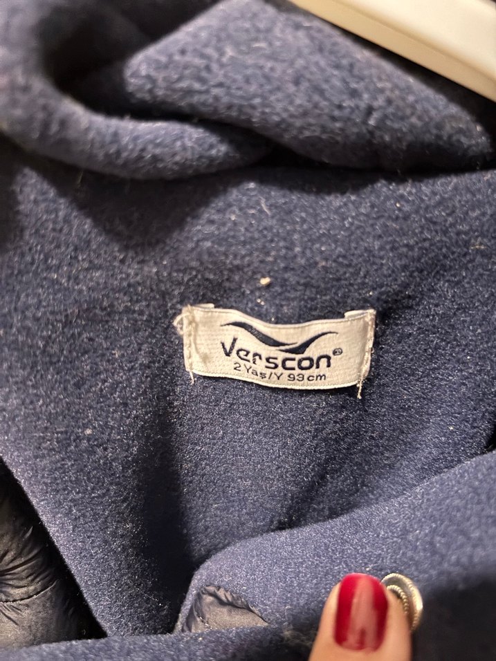 Koyu Mavi Erkek Bebek astronot mont - Görsel 2