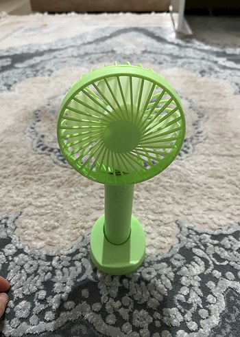 Yeşil Mini Masaüstü Vantilatör - Görsel 2
