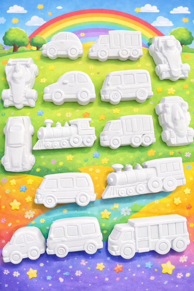 Unicorn ve Salyangoz Figürlü taş boyama etkinlik - Görsel 2