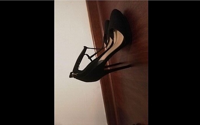 H&M Siyah İnce Topuklu Ayakkabı