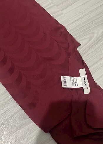 LC Waikiki Bordo Kadın Şal