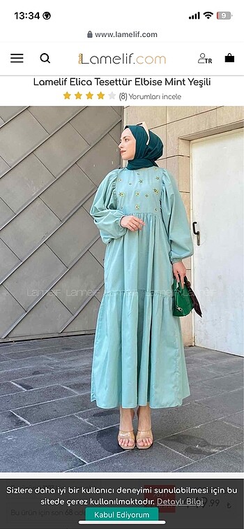 Lamelif Çiçekli Elbise