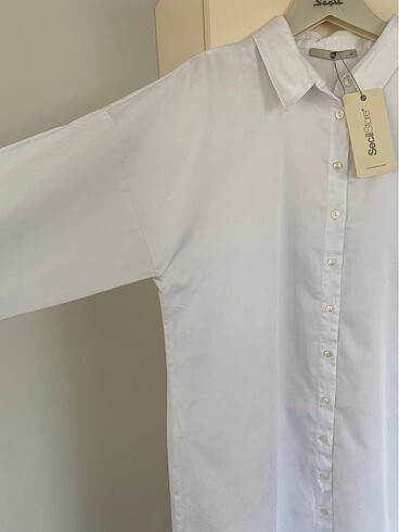 42 Beden beyaz Renk Seçil gömlek elbise