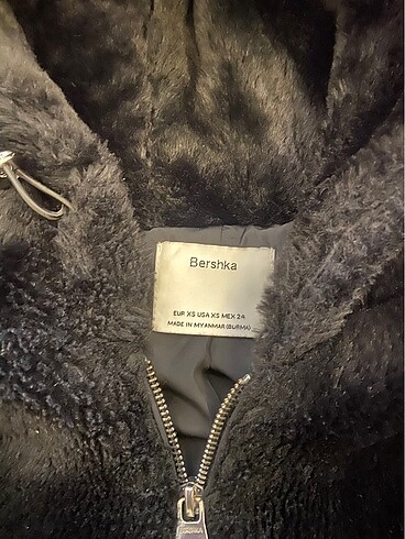 xs Beden Bershka yumuş yumuş mont