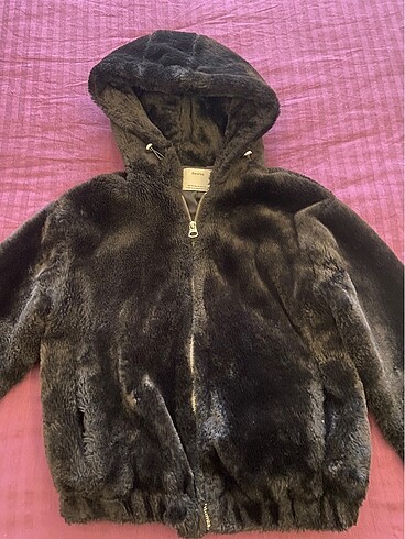 xs Beden siyah Renk Bershka yumuş yumuş mont