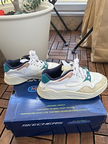 36 Beden beyaz Renk Lacoste Court Slam sneaker
