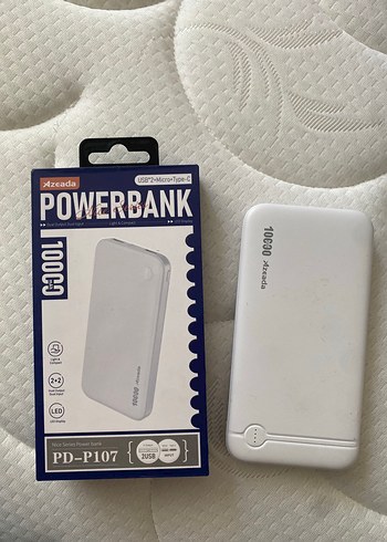 Beyaz Powerbank PD-P107 10000mAh - Görsel 3
