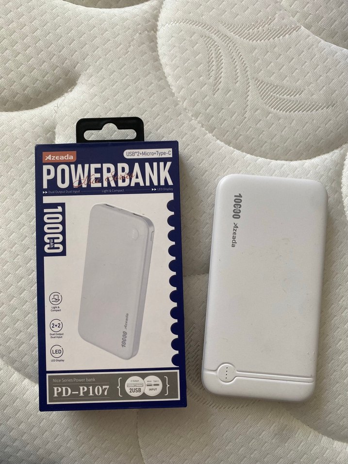 Beyaz Powerbank PD-P107 10000mAh - Görsel 3