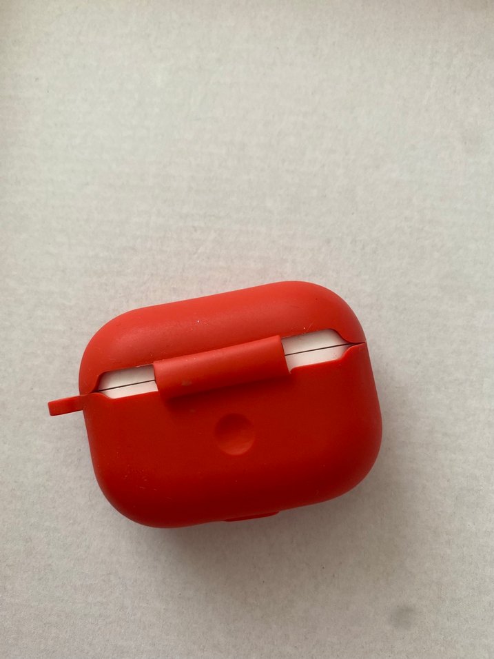 Pembe ve Kırmızı AirPods Pro kılıfı - Görsel 2