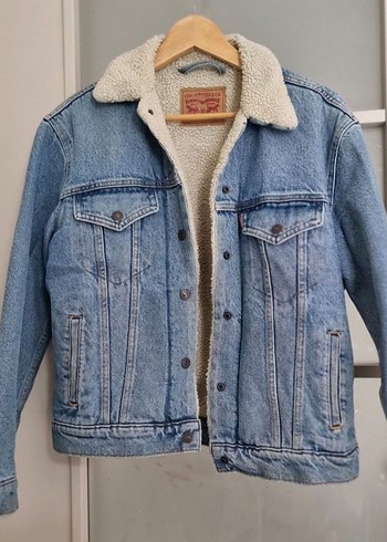 Levis Dugmeli Kadin Denim Ceket Normal Boy