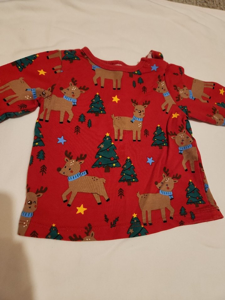 Kız bebek Kırmızı  Pijama - Görsel 3