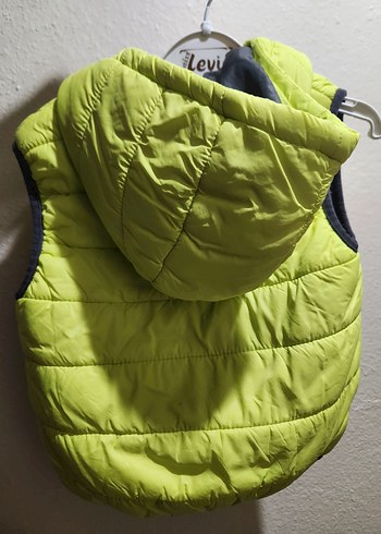 Sarı Kapüşonlu Erkek Çocuk Yelek - Görsel 5