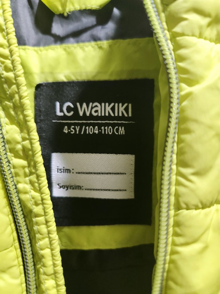 Sarı Kapüşonlu Erkek Çocuk Yelek - Görsel 3