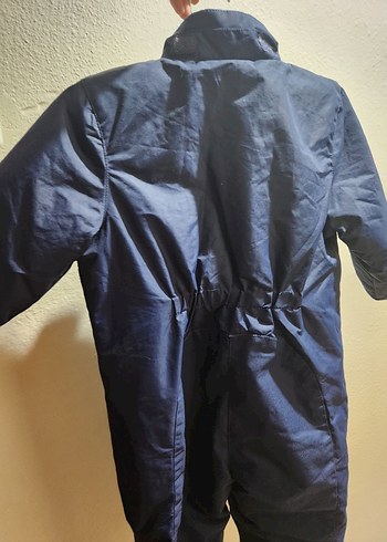 Koyu Mavi Fermuarlı Bebek Kayak Tulumu - Görsel 5