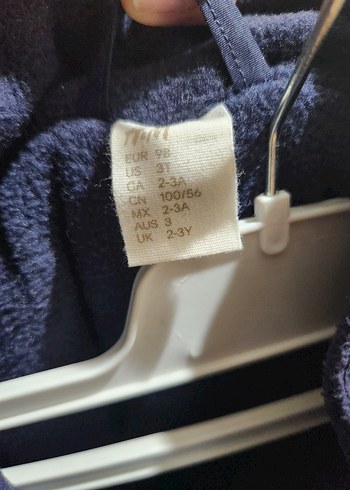 Koyu Mavi Fermuarlı Bebek Kayak Tulumu - Görsel 7