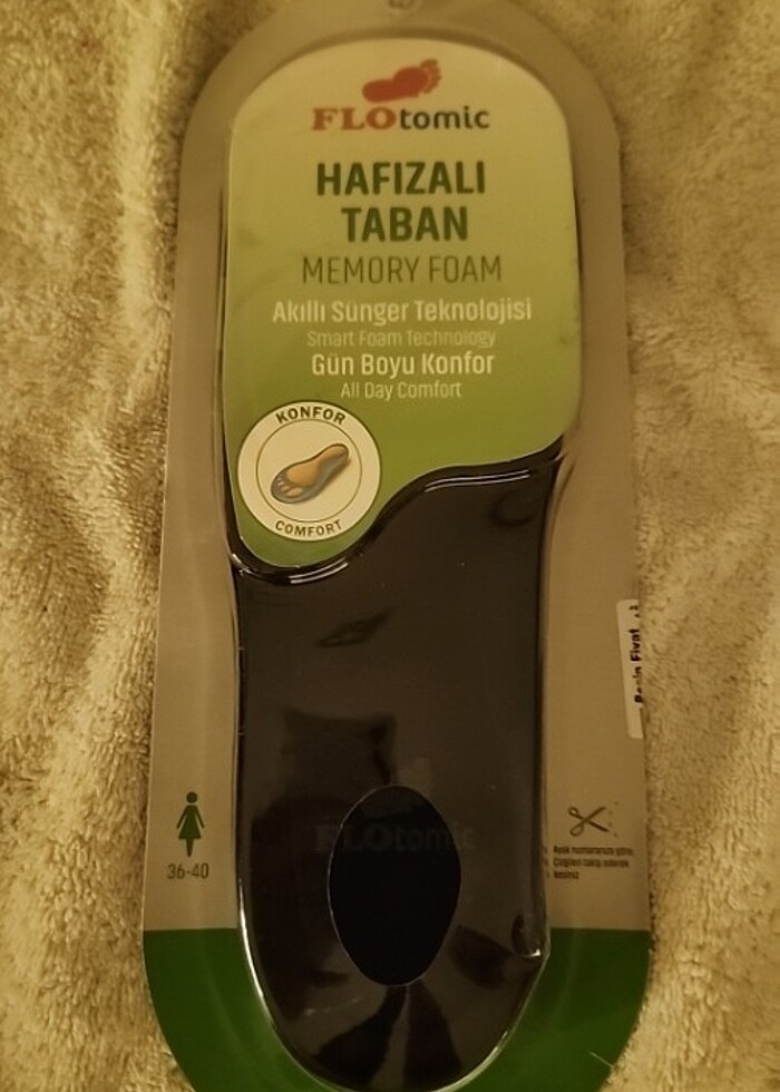 Hafızalı taban 36-40 numara, etiketli - Görsel 4