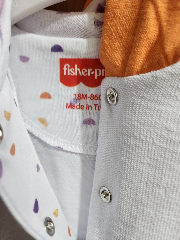 Etiketli ürün, renkli kız bebek için - Görsel 2