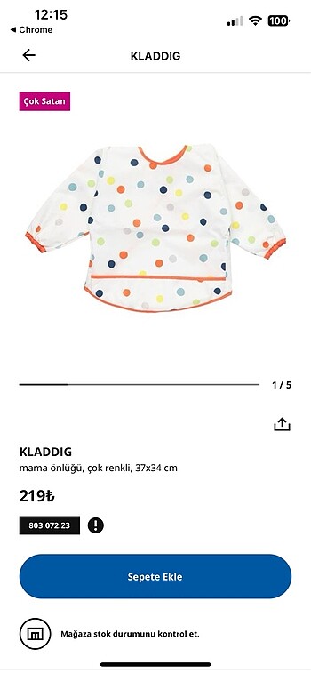 Ikea mama önlüğü - Görsel 2