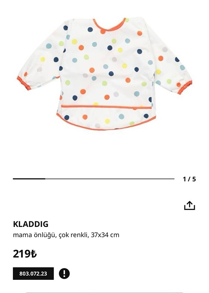 Ikea mama önlüğü - Görsel 2