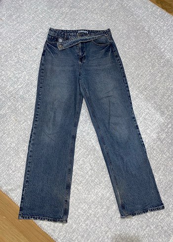 Diğer Yuksek Bel Mavi Denim Jean