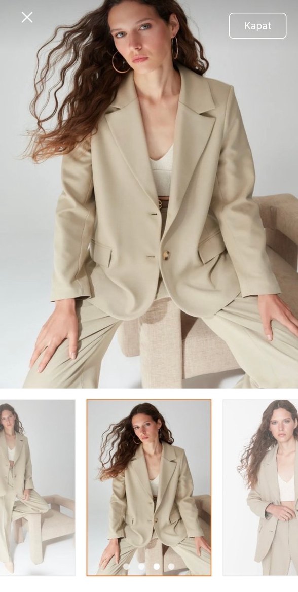 Zara model blazer - Görsel 2