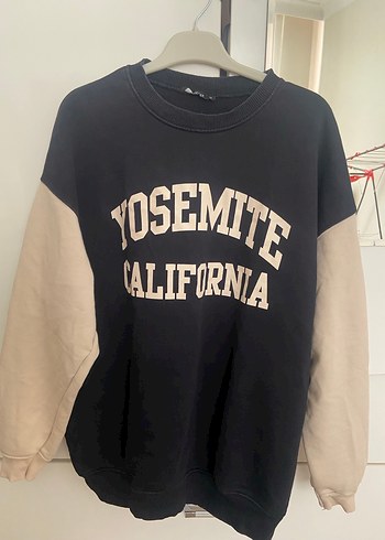 Addax Baskılı Oversize Sweatshirt
