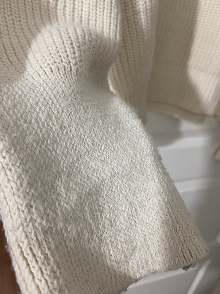 Krem Örgü Kadın Kazak tunik - Görsel 4