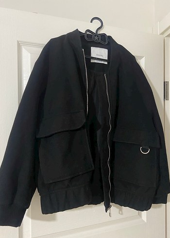 l Beden Siyah Oversize Kadın Ceket