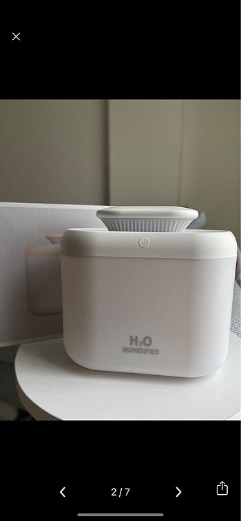 Nemlendirici hava temizleyici  buhar makinesi - Görsel 2