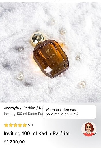  Beden Mad parfüm ınviting 100 ml kadın parfümü