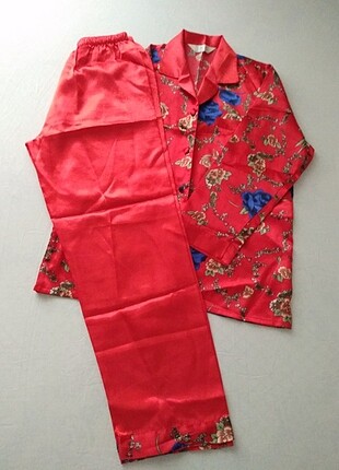 Saten Pijama Takımı