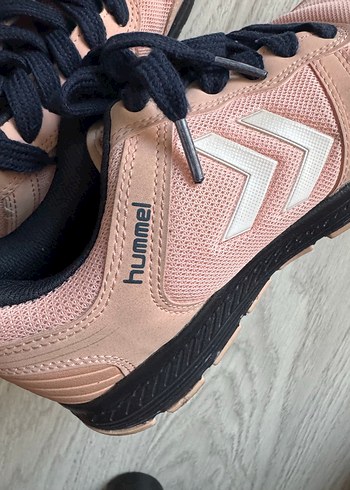 Pembe Bağcıklı Spor Kadın Sneakers - Görsel 2