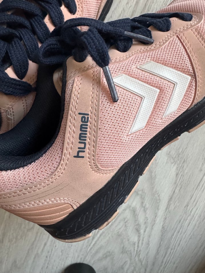 Pembe Bağcıklı Spor Kadın Sneakers - Görsel 2