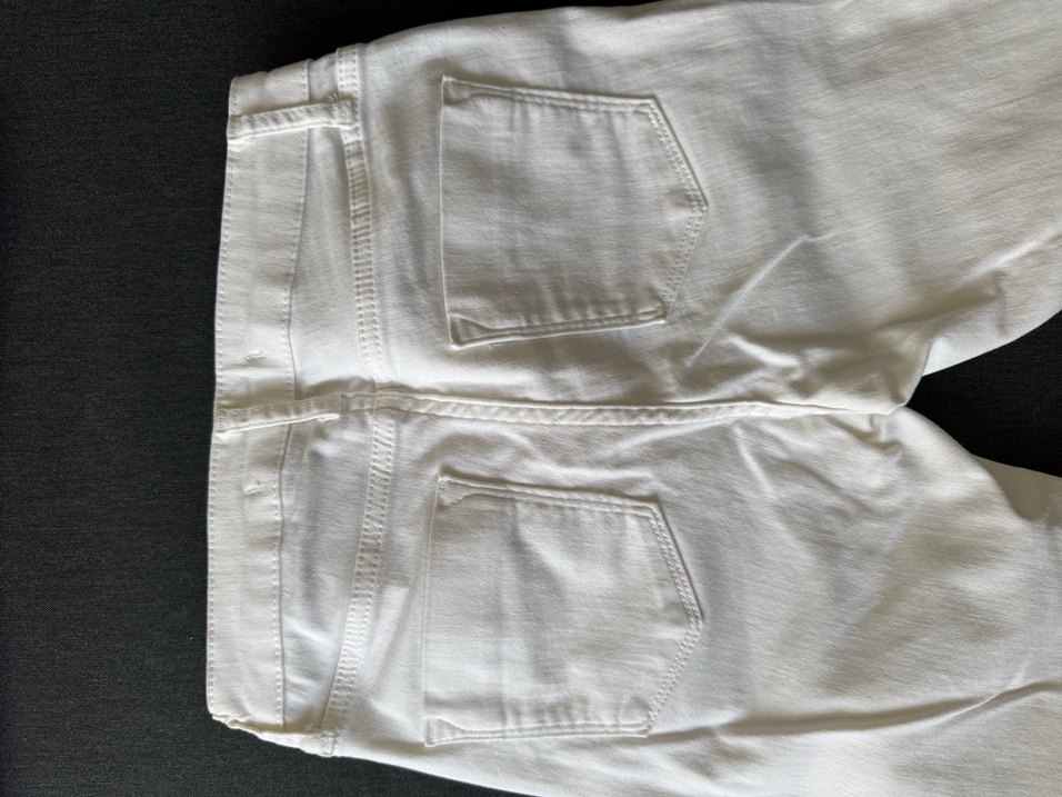 Kadın Beyaz Skinny Kot Pantolon - Görsel 5