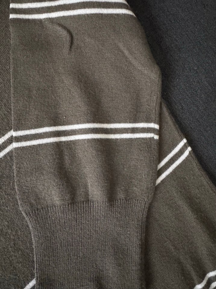 H&M İnce Çizgili Triko Kazak - Görsel 3