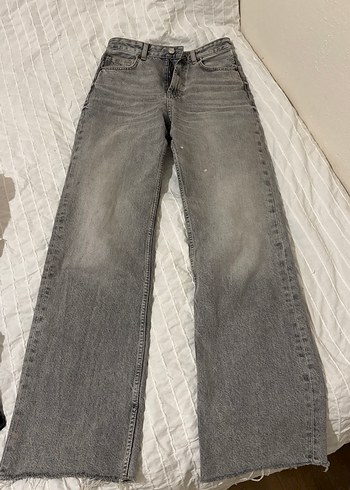 Zara Yuksek Bel Acik Gri Zara Jean