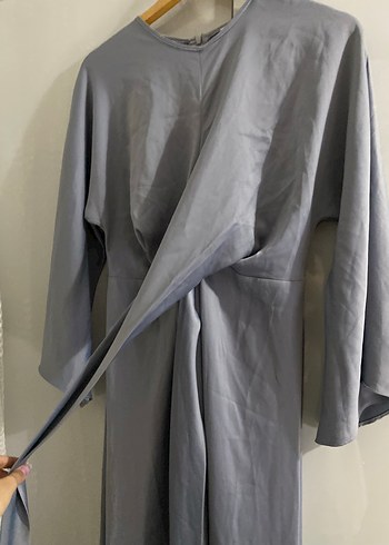 Diğer Minimalist Gri Uzun Tunik