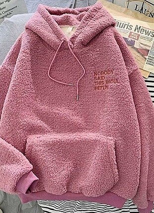 Peluş sweatshirt 