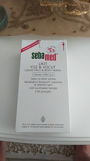 Sebamed likit yüz vücut 1lt