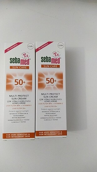 Sebamed çok yönlü koruyucu Güneş kremi 75 t 2 adet