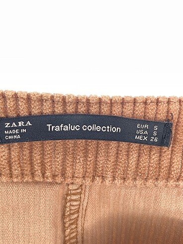 s Beden kahverengi Renk Zara Mini Etek %70 İndirimli.