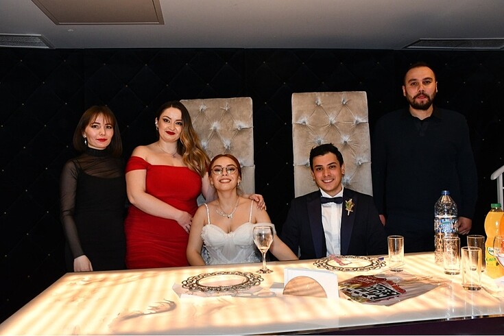 Diğer Kırmızı büzgülü elbise